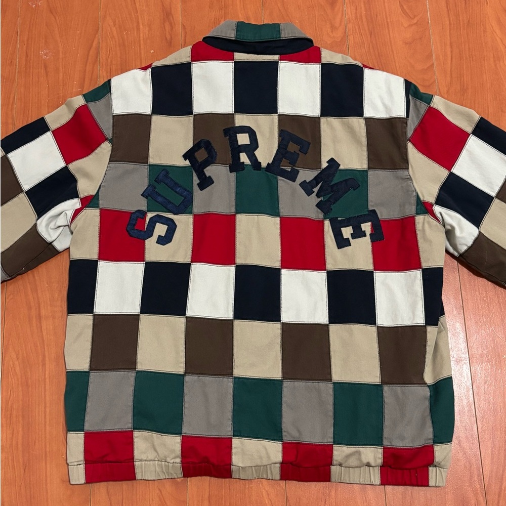 Supreme SS19 Men's Multicolor Patchwork Harrington Jacket